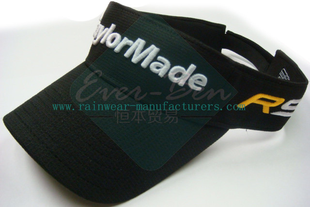 Black Golf Visor Supplier